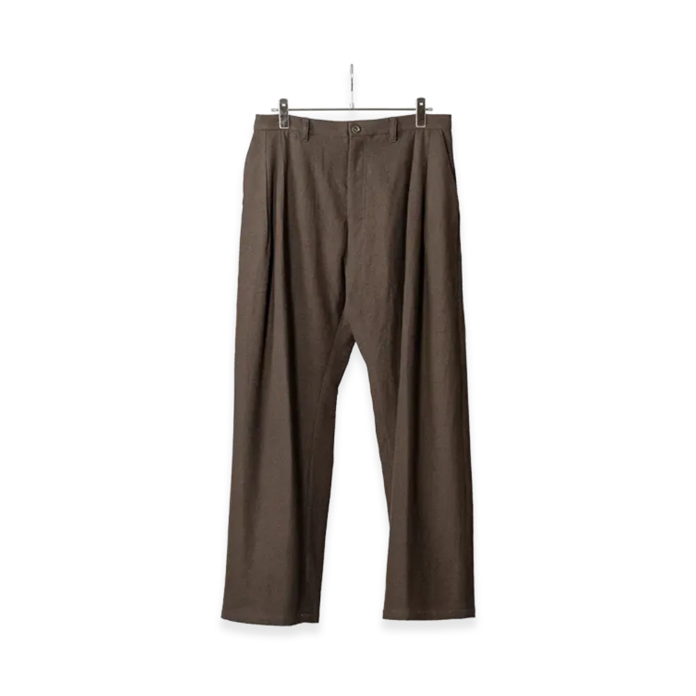 ANCELLM Wool Slacks "Brown"