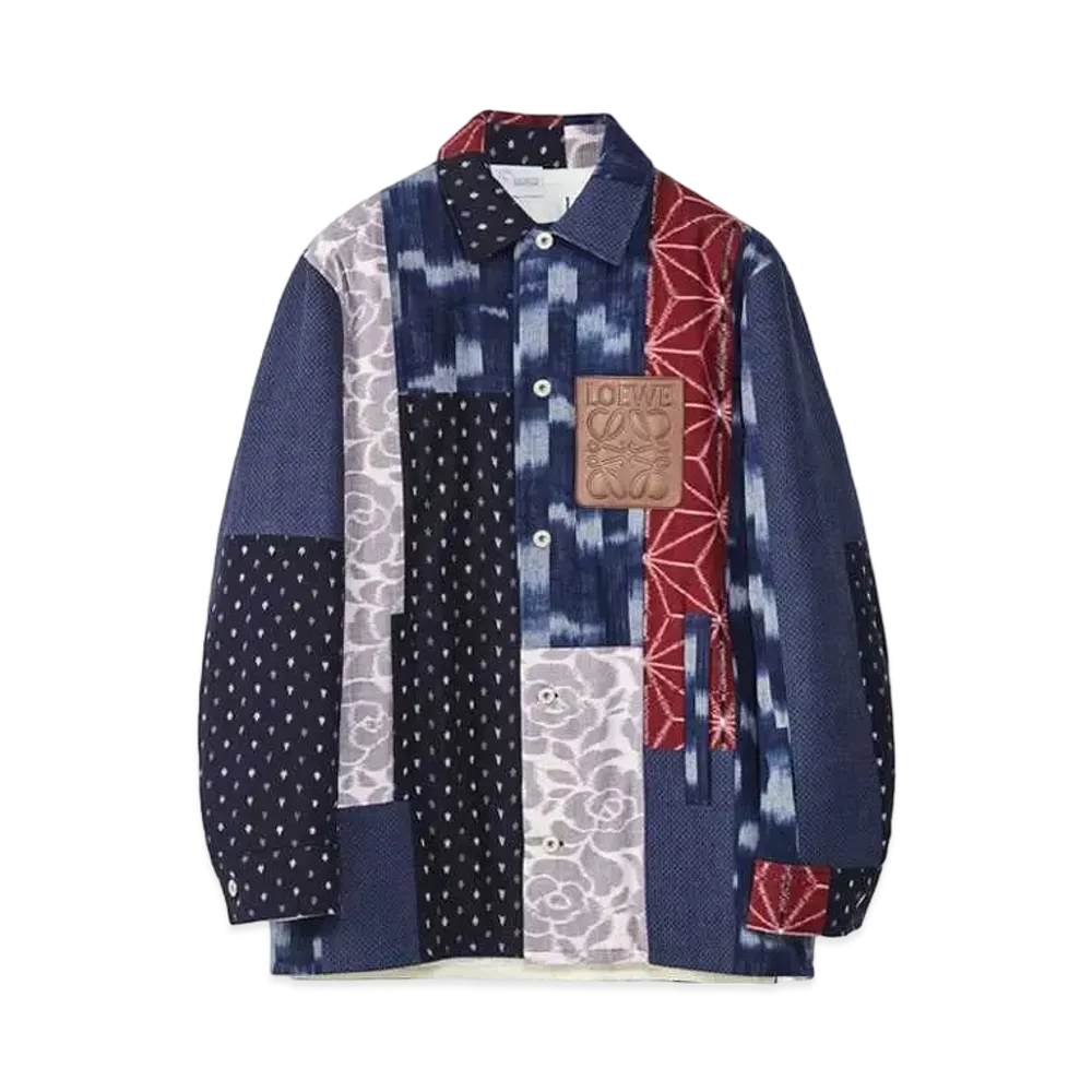 LOEWE x Spirited Away Boro Patchwork Overshirt In Cotton "Multicolor"
