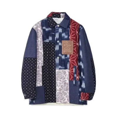 LOEWE x Spirited Away Boro Patchwork Overshirt In Cotton "Multicolor"