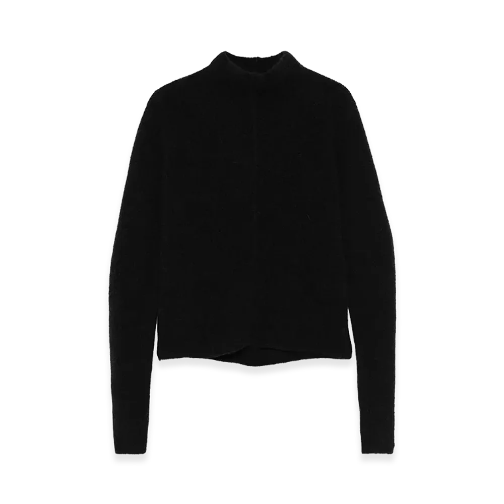 Rick Owens Women's Headon Lupetto Sweater "Black"