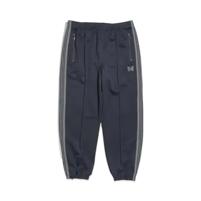 Needles ZIPPED TRACK PANT - POLY SMOOTH "Navy"