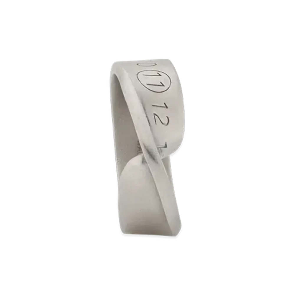 Maison Margiela Twist Number Ring "Silver"