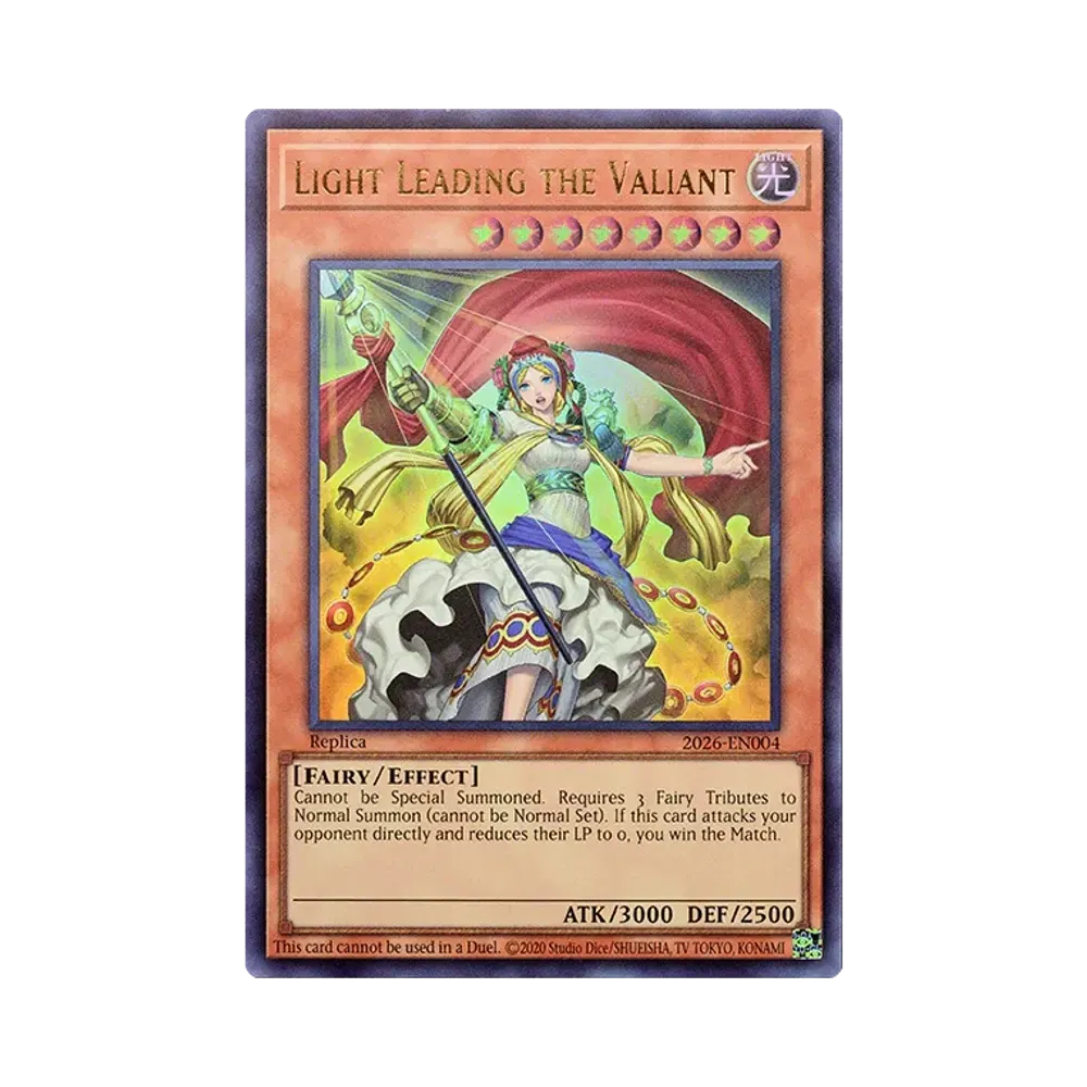 日本選手権　プロモ　LIGHT LEADING THE VALIANT Light Leading the Valiant (レプリカ) UR :上位賞 [2026-EN004](日本