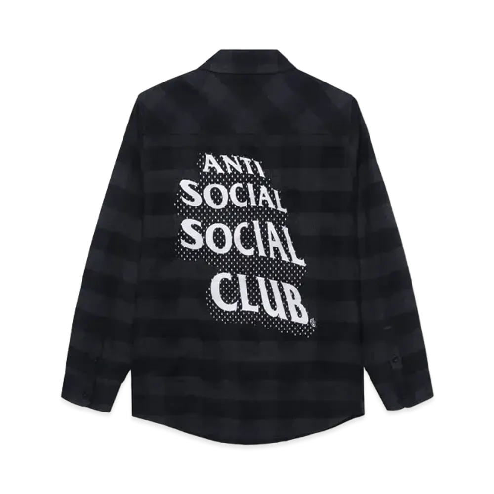 ANTI SOCIAL SOCIAL CLUB FA22 Happiest Place On Earth Black/Grey Flannel "Black/Gray"