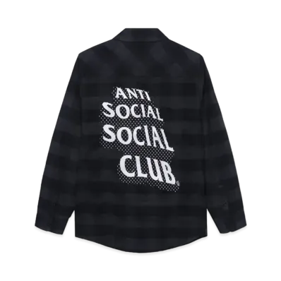 ANTI SOCIAL SOCIAL CLUB FA22 Happiest Place On Earth Black/Grey Flannel "Black/Gray"