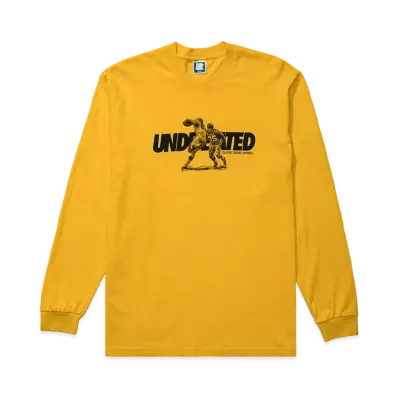 UNDEFEATED RIGER TACKLE L/S TEE - 80269 "Yellow"