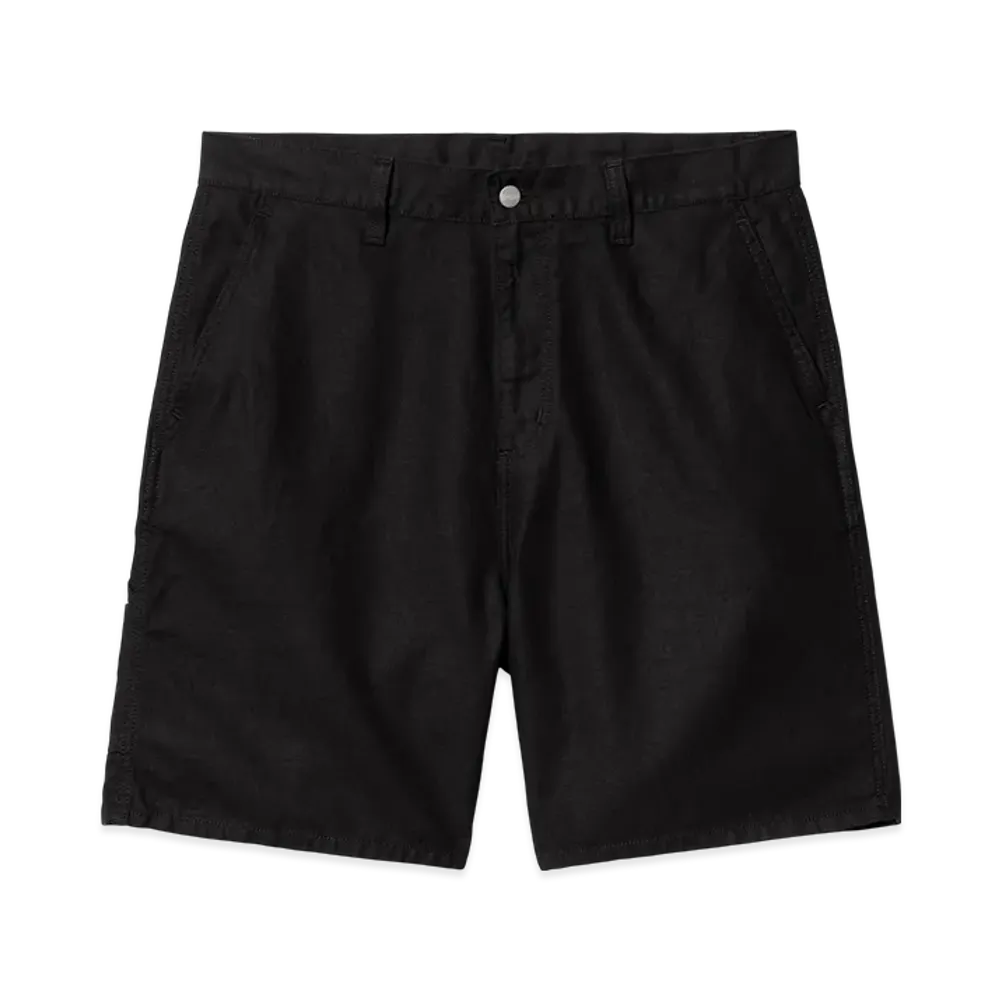 Carhartt WIP Walter Single Knee Short "Black(Rinsed)"