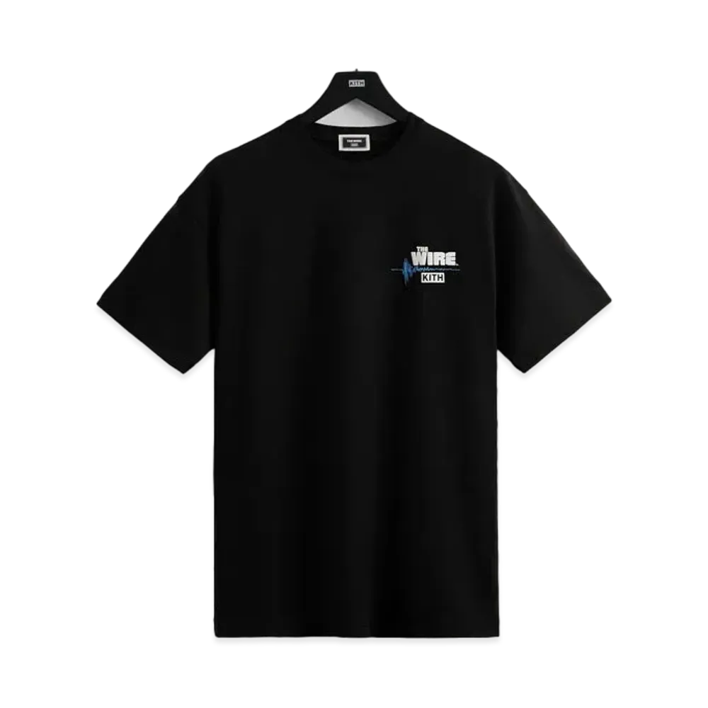Kith x The Wire Soundwave Tee "Black"