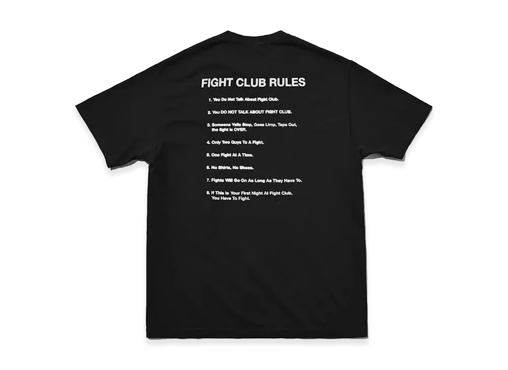 Weber x Fight Club T Shirt (Rules) 