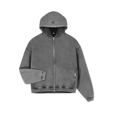 REPRESENT Initial Zip Hoodie "Vintage Grey"