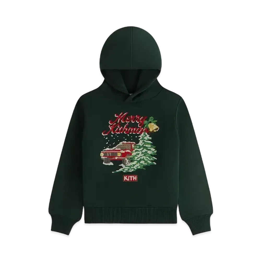 Kith Kithmas Kids Needlepoint Williams Hoodie "Stadium"