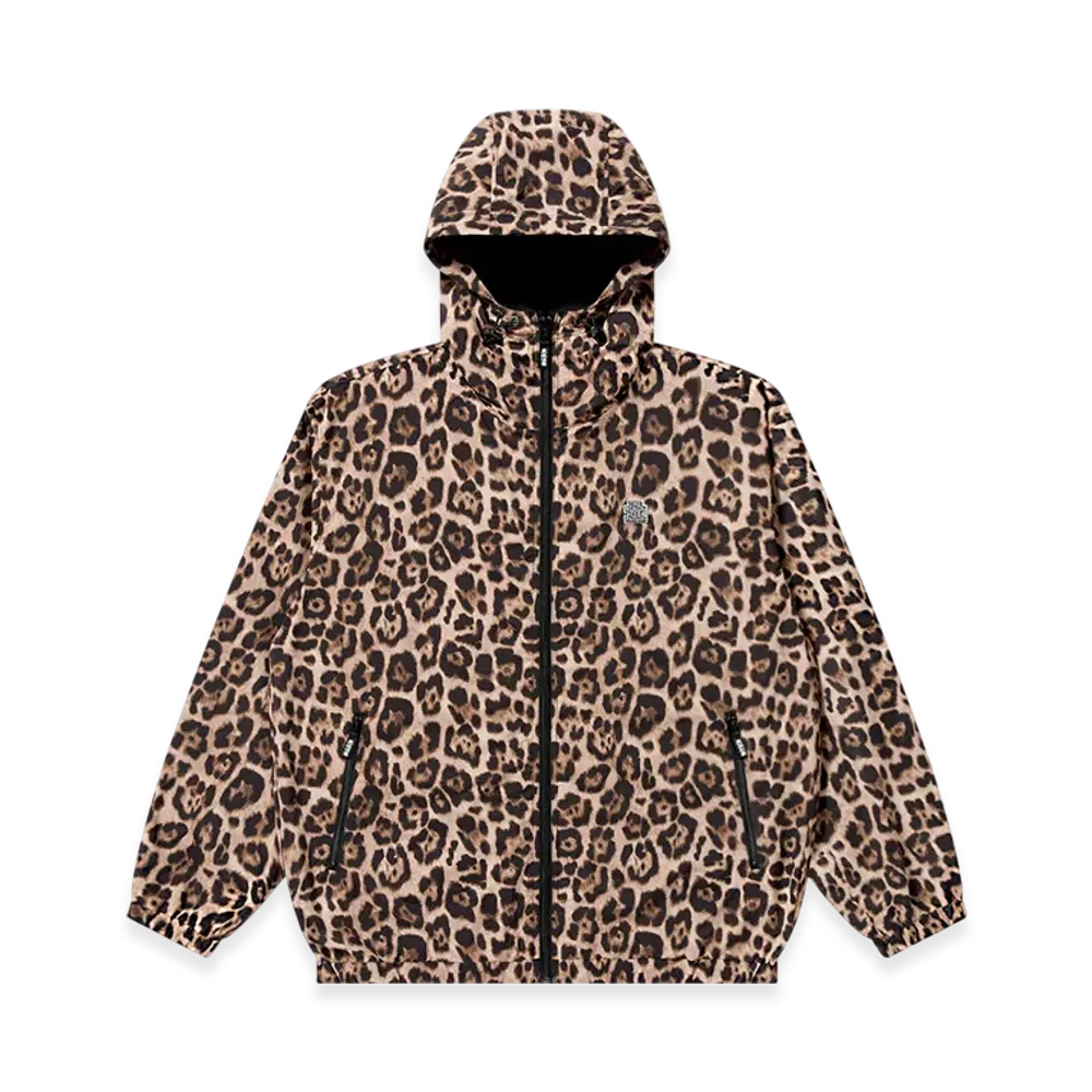 BlackEyePatch Leopard Patterned Ripstop Track Jacket "Leopard"