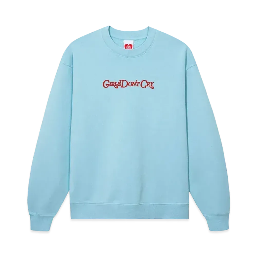 Girls Don't Cry Angel Crewneck "Baby Blue" / VERDY