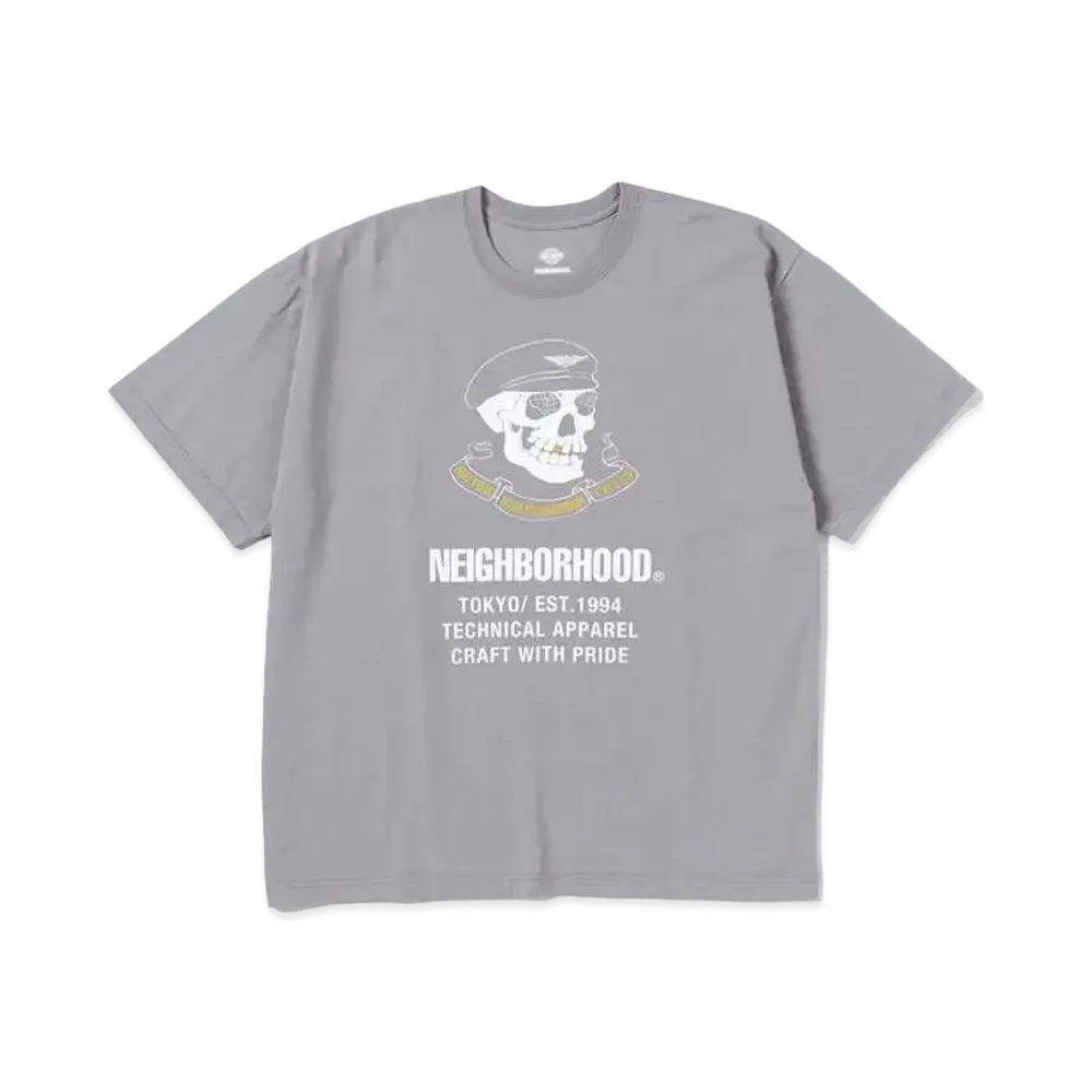 NEIGHBORHOOD H-D . Tee SS . CO "Gray"