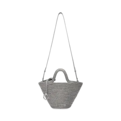 BALENCIAGA Ibiza Small Basket "Grey"