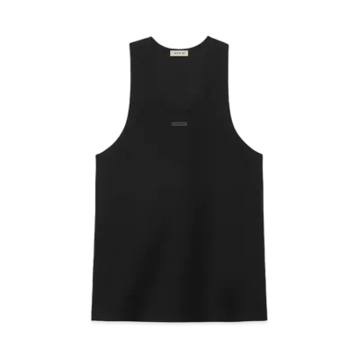 FEAR OF GOD ESSENTIALS Ribbed Tanktop "Black"