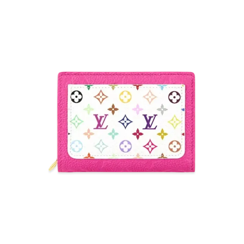 Louis Vuitton x Takashi Murakami Clea Wallet Monogram Monogram Empreinte "Kawaii Pink"