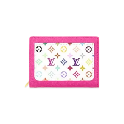 Louis Vuitton x Takashi Murakami Clea Wallet Monogram Monogram Empreinte "Kawaii Pink"