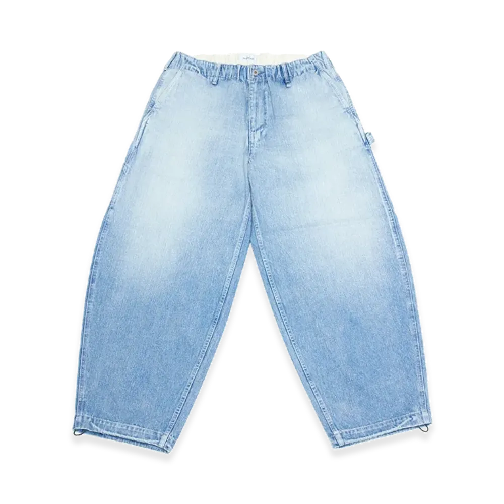 ALOUND Washed Denim Work Pants "Indigo"
