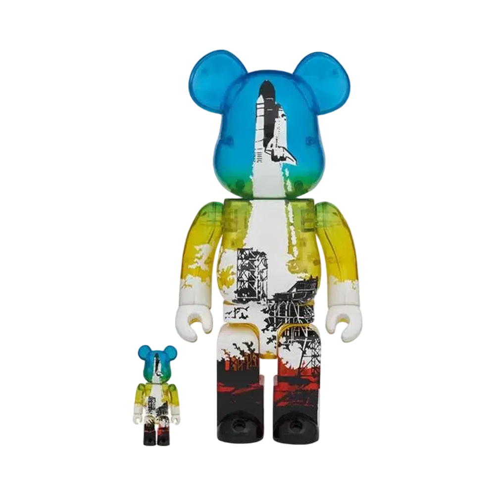 Bearbrick SPACE SHUTTLE LAUNCH 100% & 400%