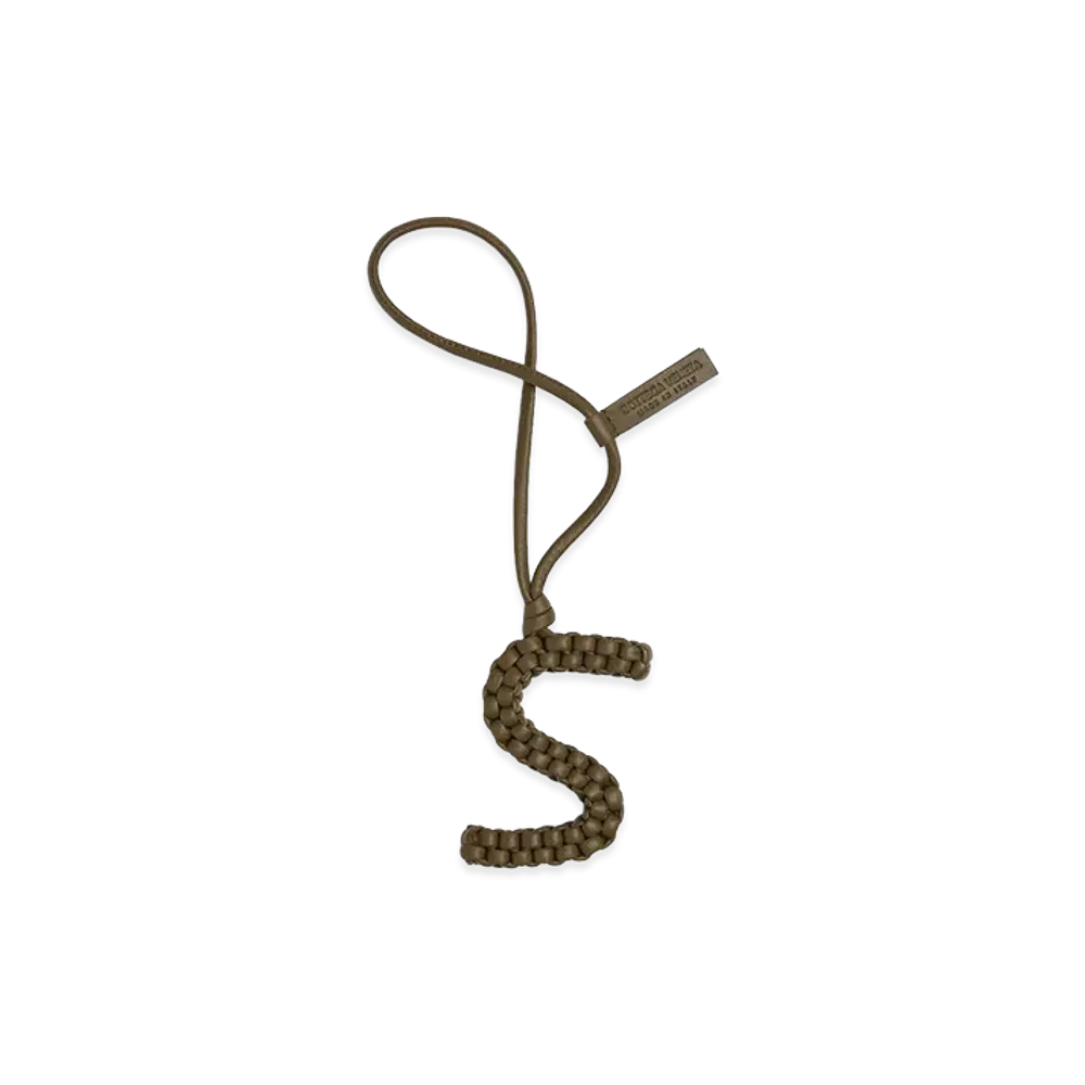 Bottega Veneta Letter S Charm "Mud"