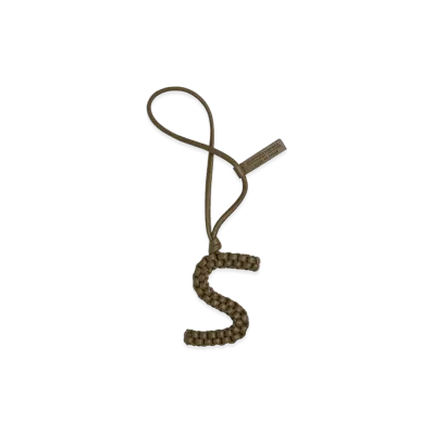 Bottega Veneta Letter S Charm "Mud"