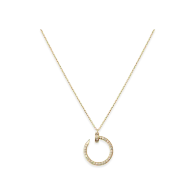Cartier Juste un Clou necklace diamonds "Yellow Gold"