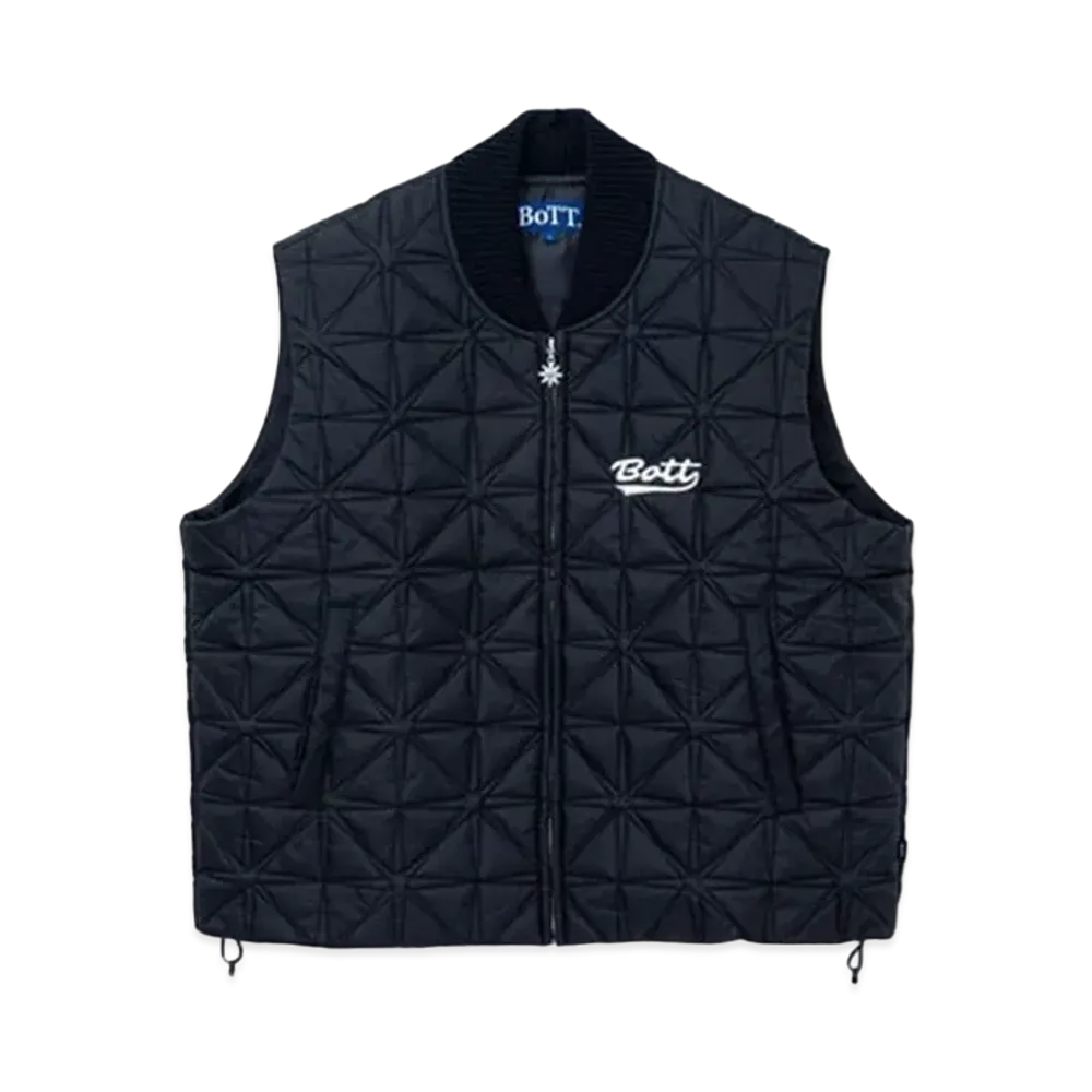 BoTT Quilted Sparkle Vest "Black"