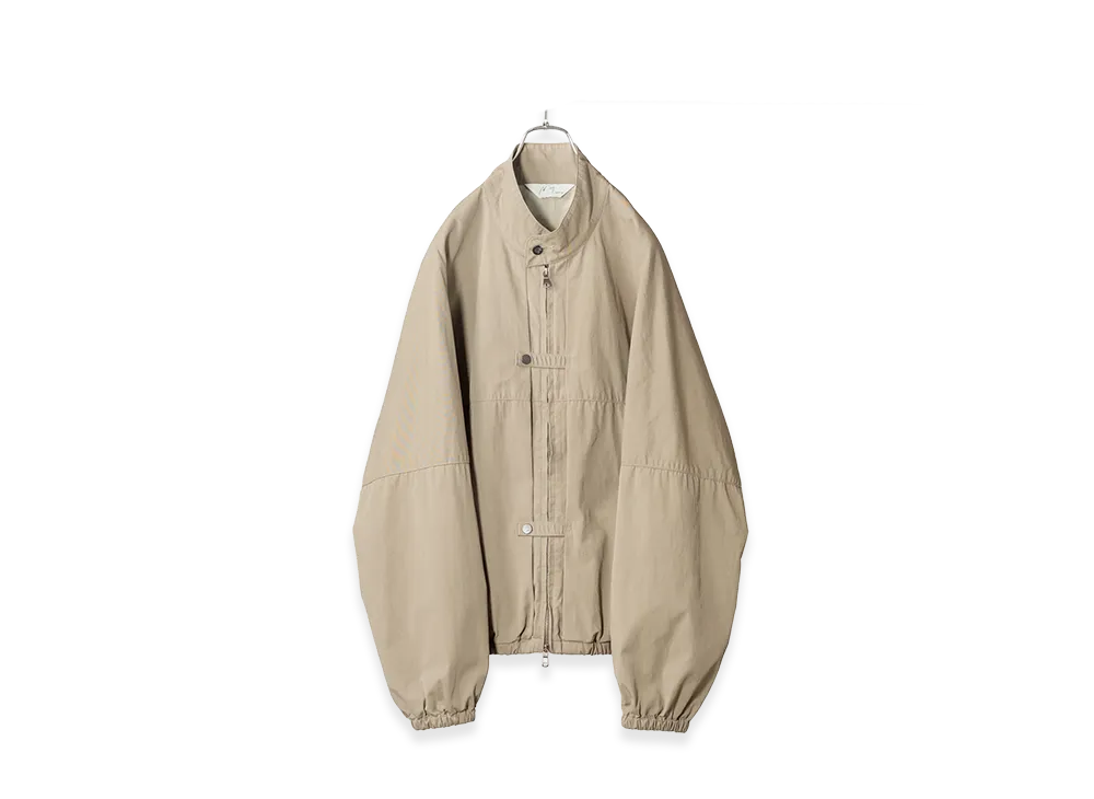 ANCELLM Aging Kimono Blouson "Khaki Beige"