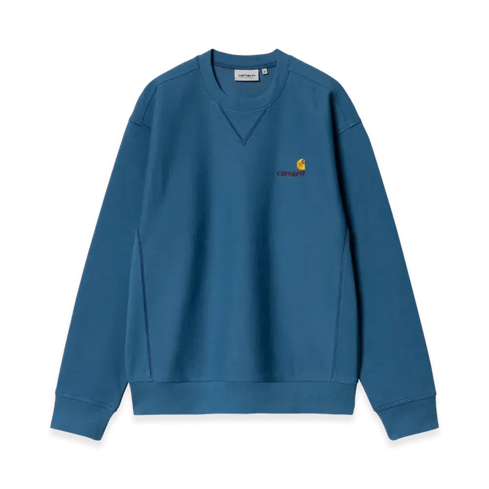 Carhartt WIP American Script Sweatshirt "Sodalite"