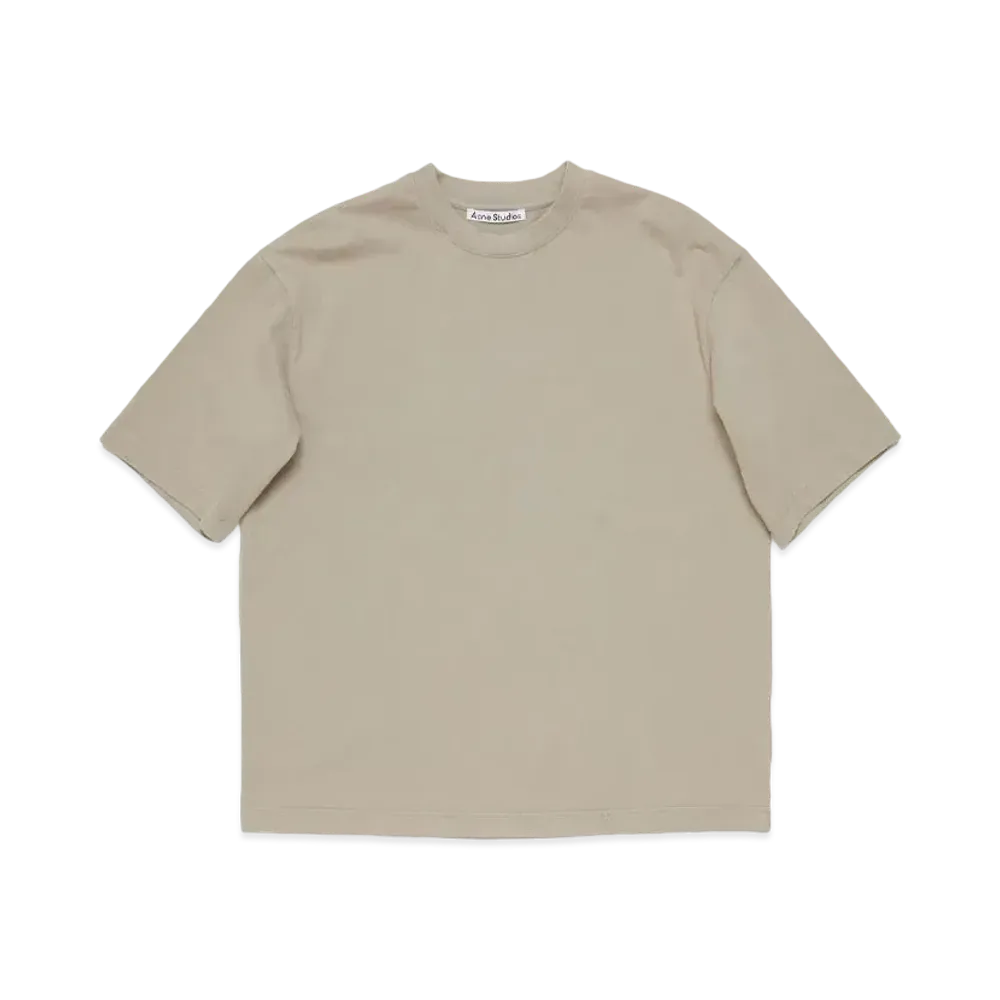 Acne Studios Crew Neck T-Shirt - Relaxed Fit "Concrete Gray"