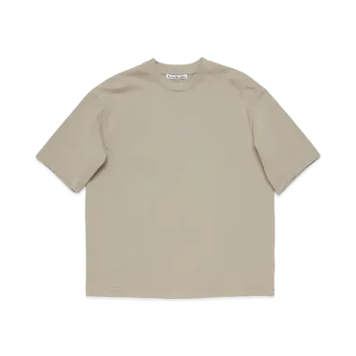 Acne Studios Crew Neck T-Shirt - Relaxed Fit "Concrete Gray"