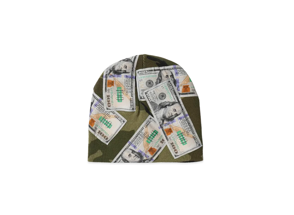 Supreme Money Beanie "Woodland Camo"