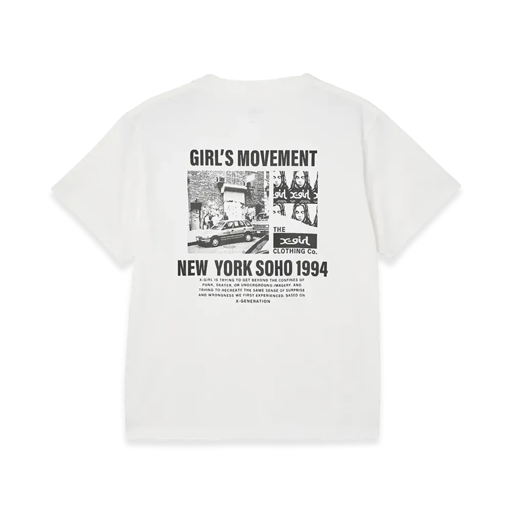 X-Girl History S/S Tee "White"