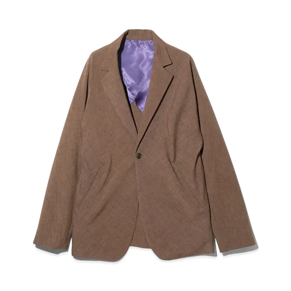 Needles Miles Jacket - Poly Chambray "Brown"