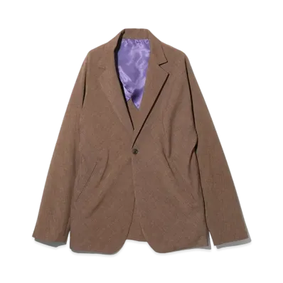 Needles Miles Jacket - Poly Chambray "Brown"