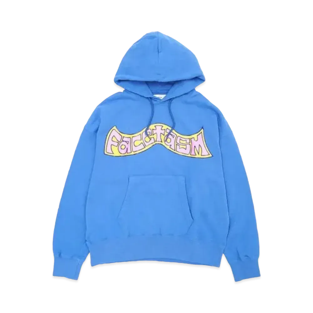 FACETASM 90s Graphic Hoodie "Light Blue"