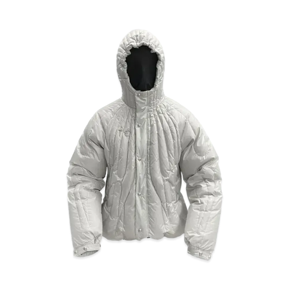 THUG CLUB Cave Goose Down Jacket "Silver"