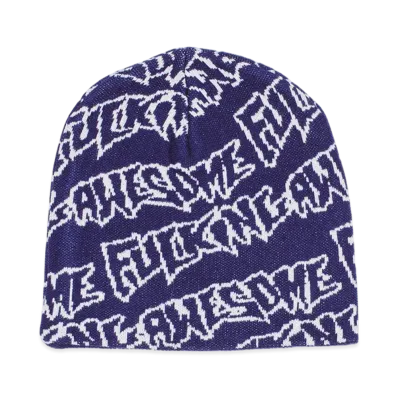 Fucking Awesome Stamp Repeat Skully "Navy"