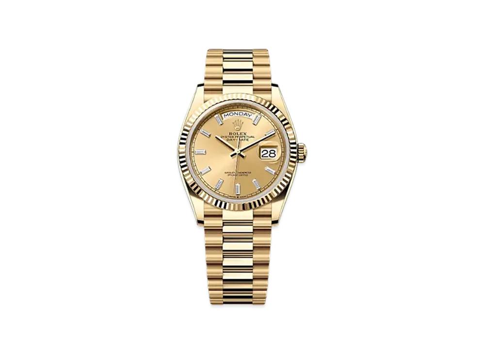 ROLEX Day-Date 36mm Yellow Gold 128238 "Champagne-colour"