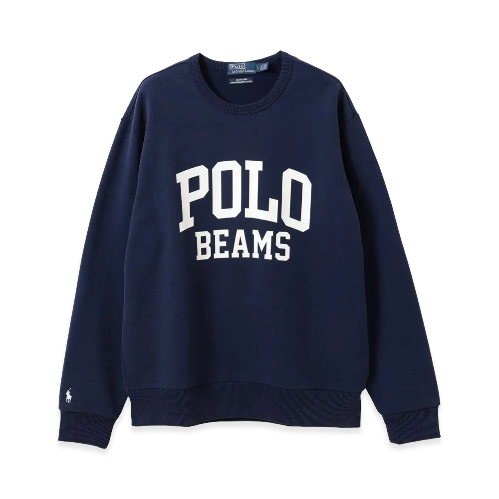 BEAMS x Polo Ralph Lauren Women's LS CN Heavy Weight "Newport Navy"