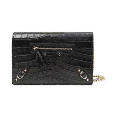 BALENCIAGA Handbag Calfskin "Black"