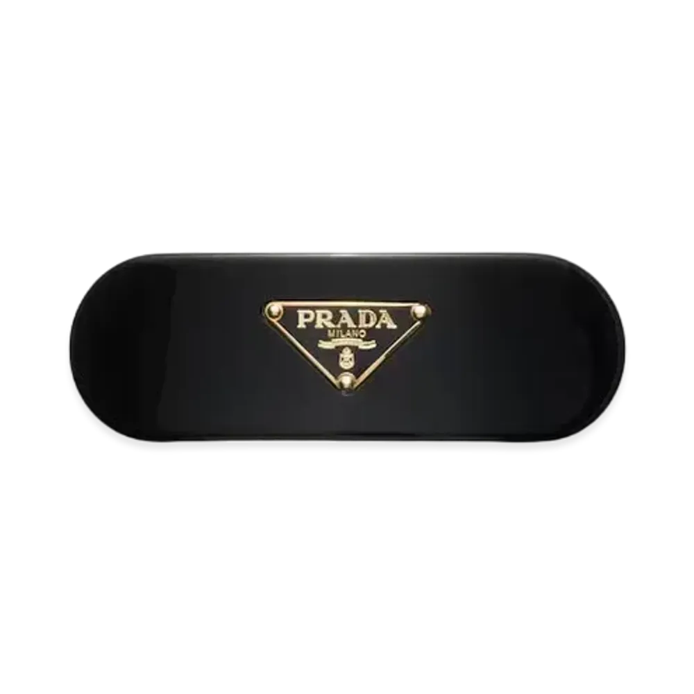 PRADA Plexiglas Hair Clip "Black"