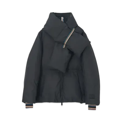 Paul Smith Women's Signature Stripe Down Coat "Black"