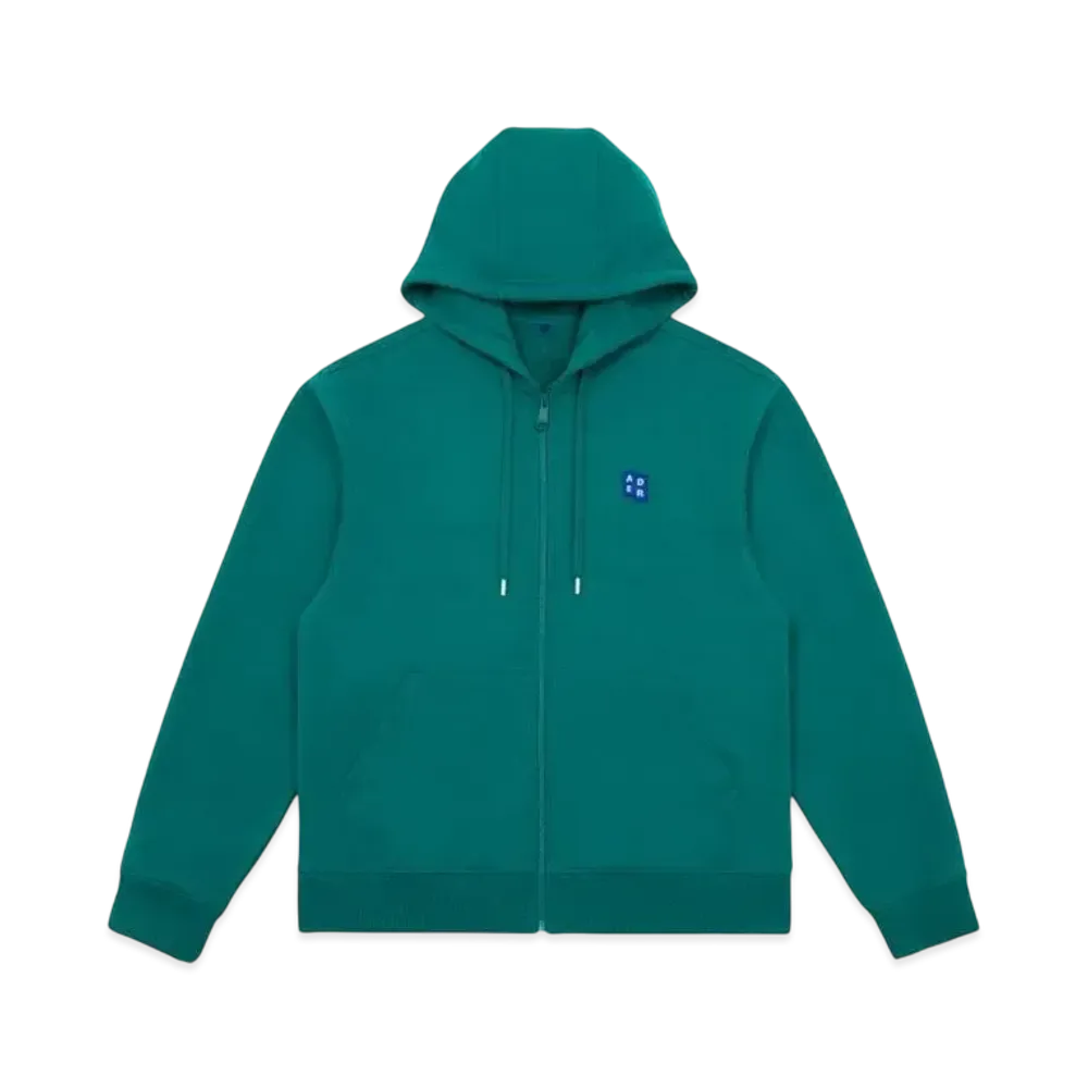 ADERERROR Tag Hoodie Zip-Up 01 "Green"
