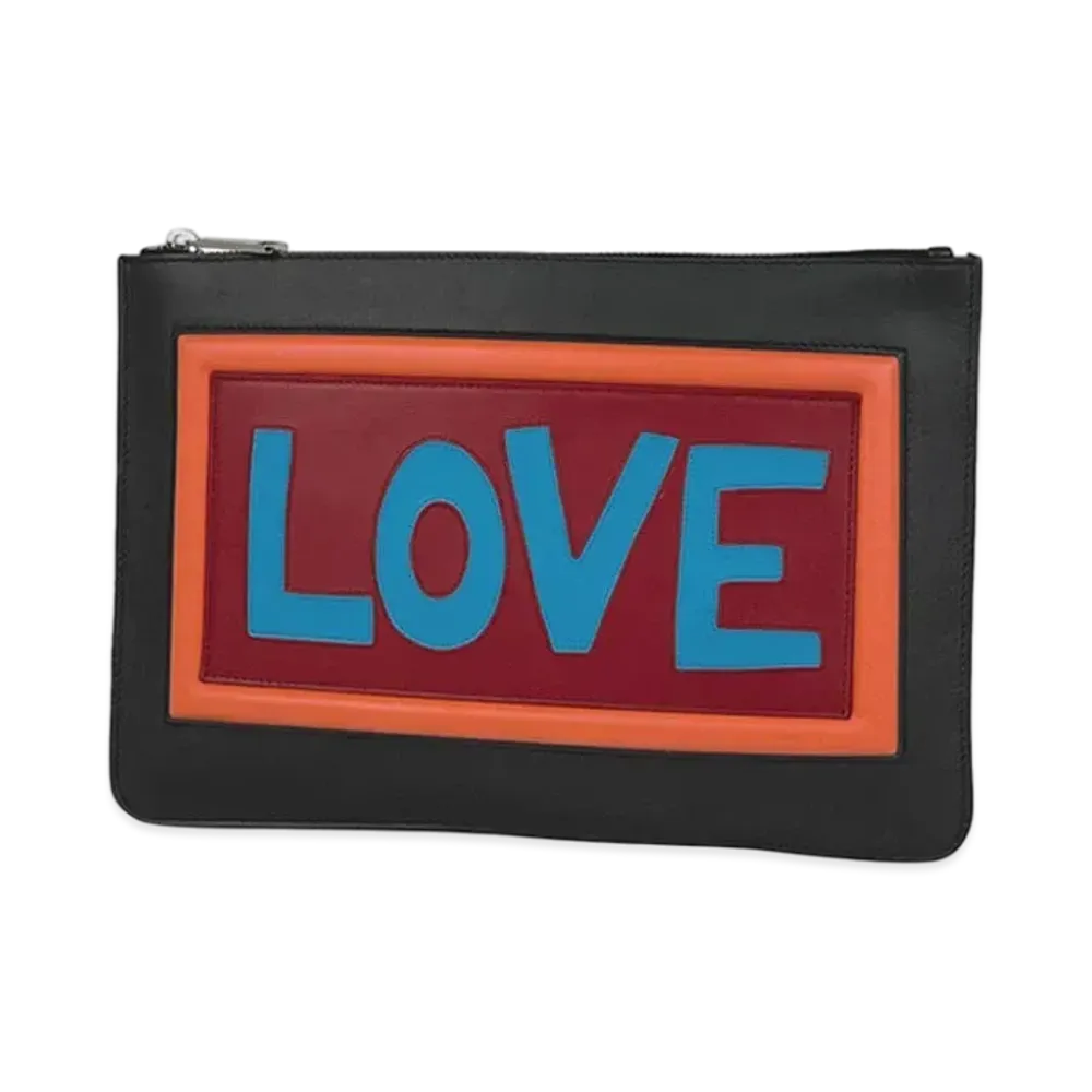 FENDI LOVE Vocabulary Clutch Bag