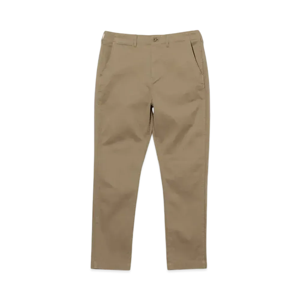 BEAMS Dry Touch Cotton Stretch Tapered Pants "Beige"