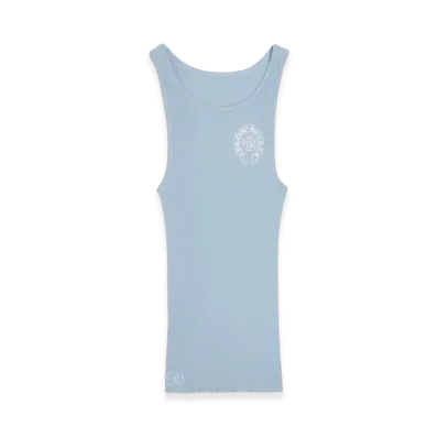 Chrome Hearts Horseshoe Tank Top "Light Blue"