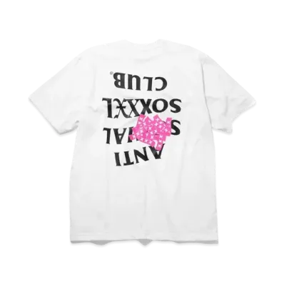ANTI SOCIAL SOCIAL CLUB x GOD SELECTION XXX Pink - Tee "White" (SS21)