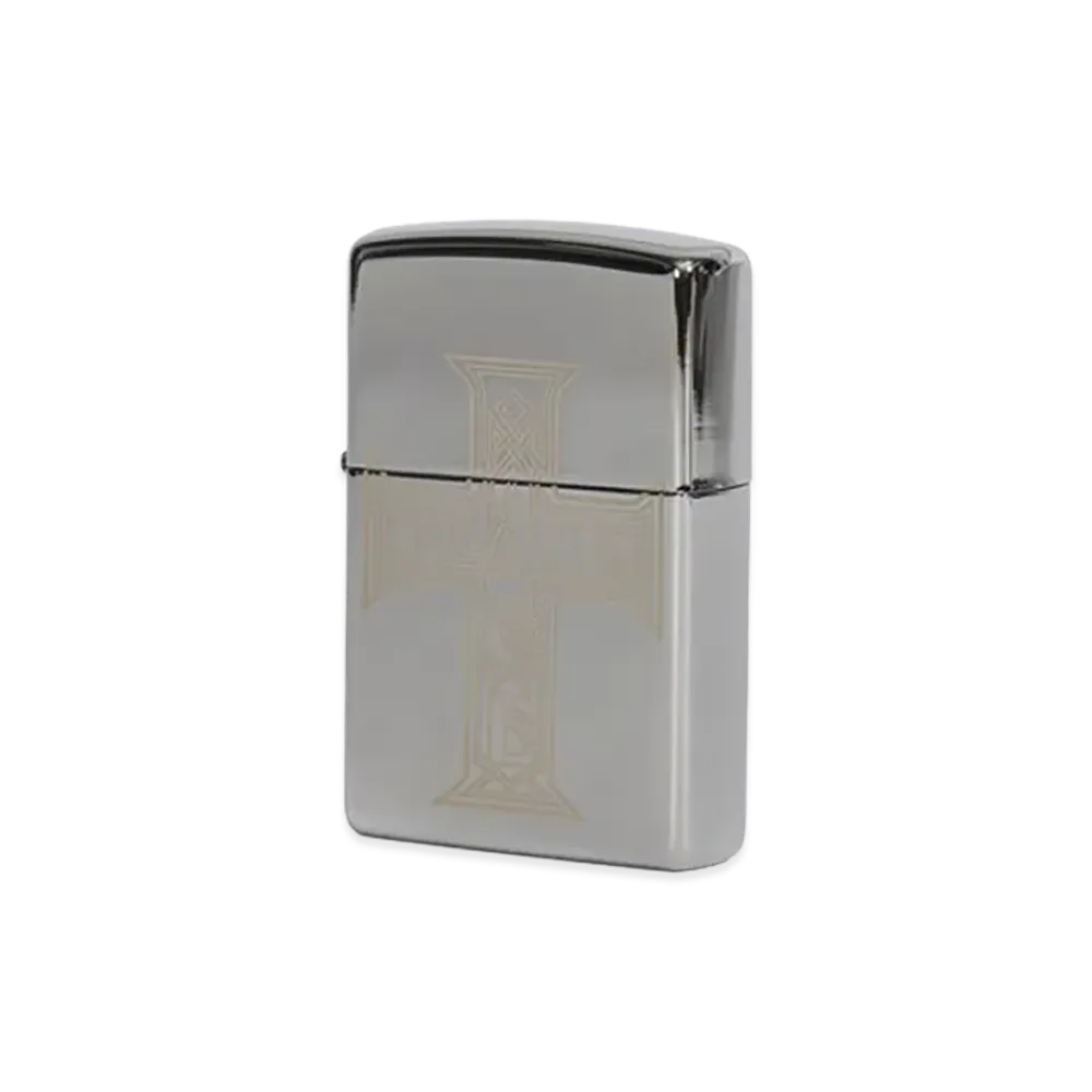 PALACE Cross Zippo "Silver"